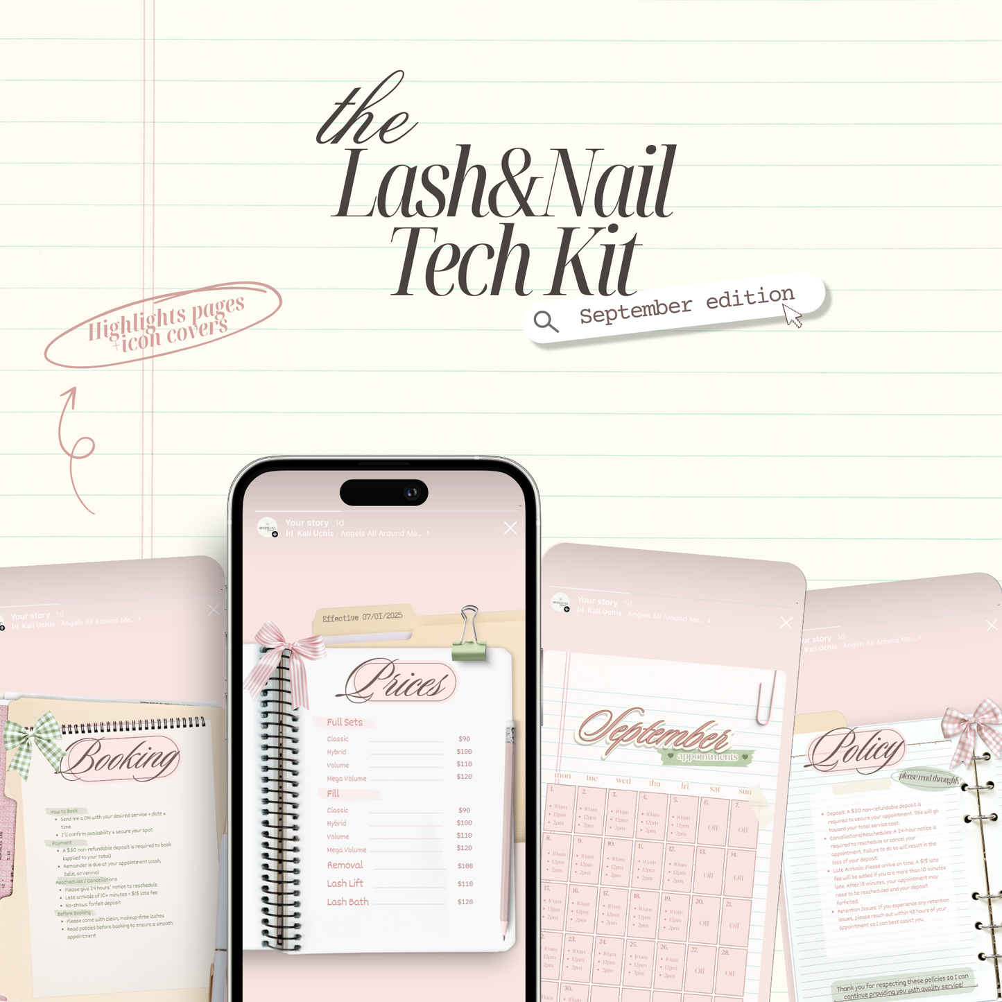 The Lash/Nail Tech Kit - September Edition
