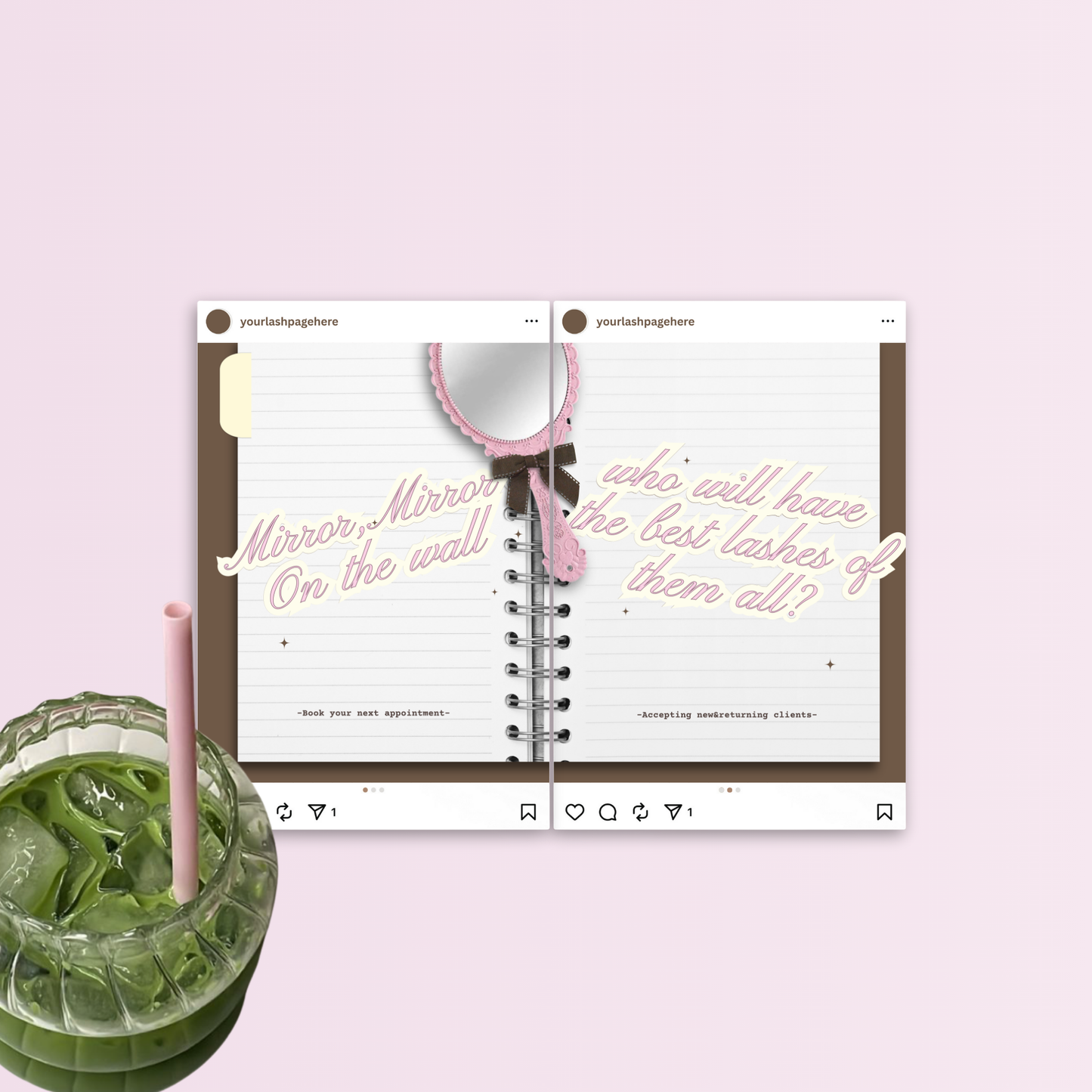 Lash Tech Insta Templates