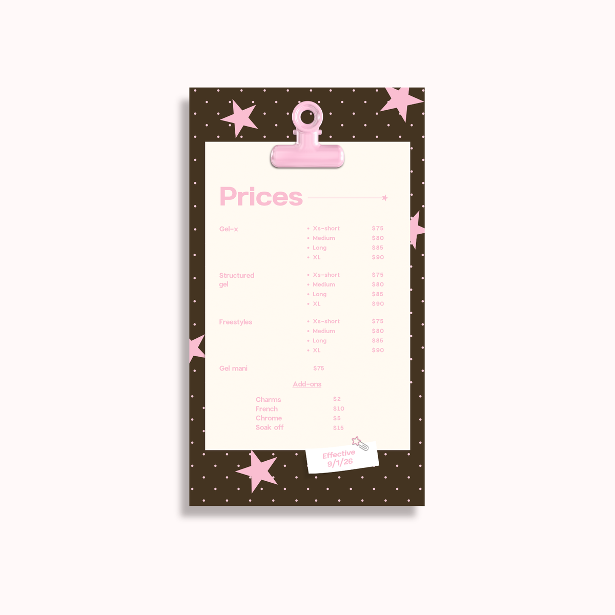 Price List Templates