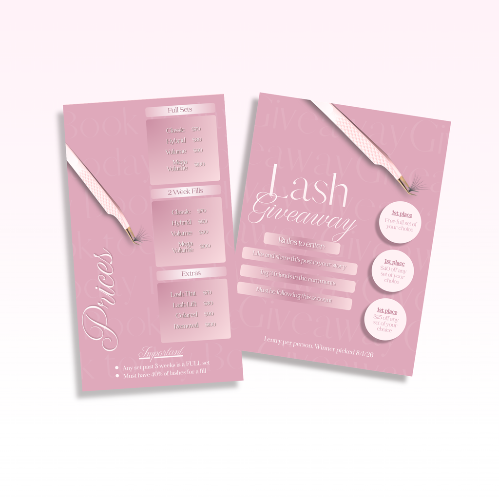 Promo Flyer/Pricing Templates
