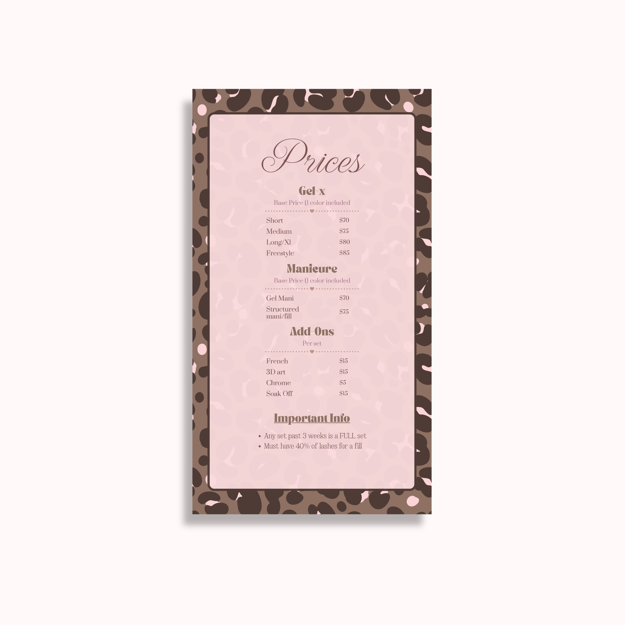 Price List Templates