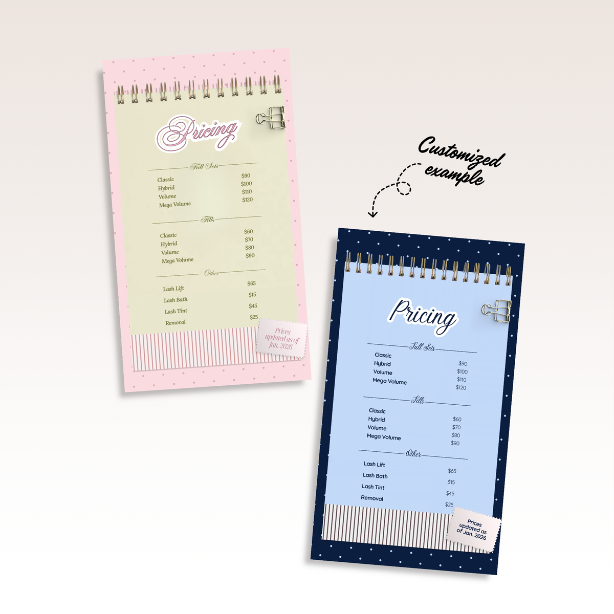 Price List Templates