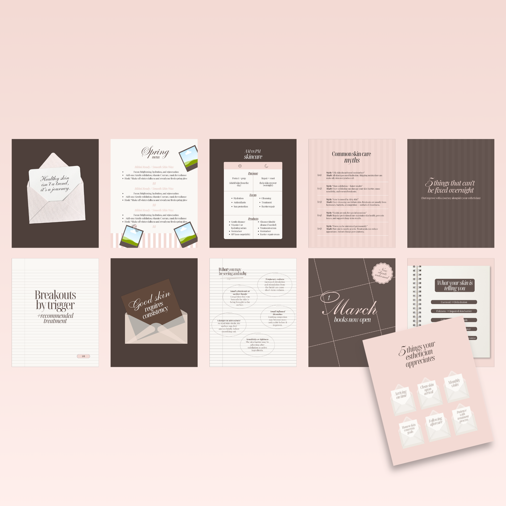 Esthetician Templates