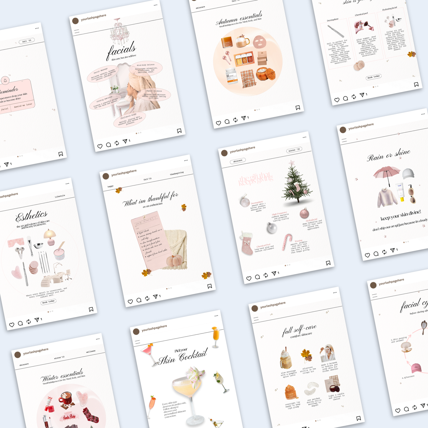 Esthetician Fall/Winter Content