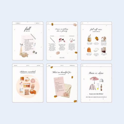 Esthetician Fall/Winter Content