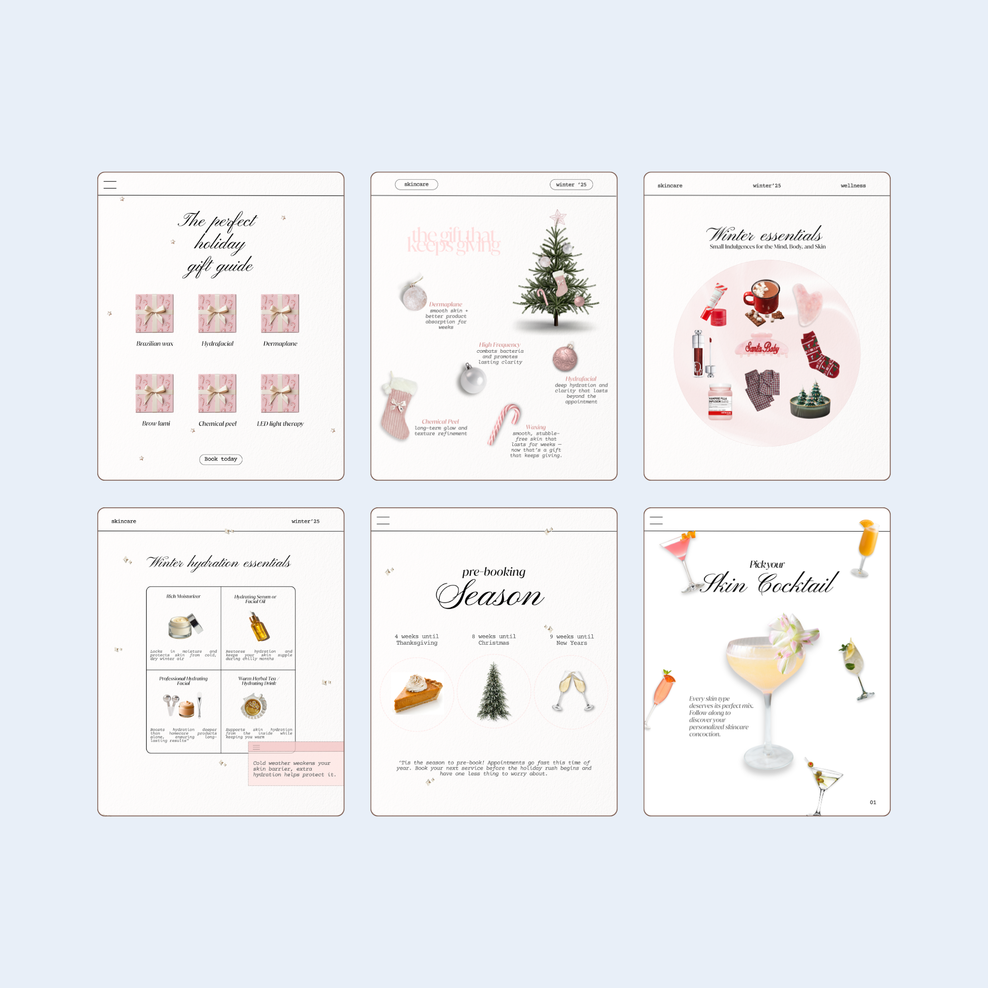 Esthetician Fall/Winter Content