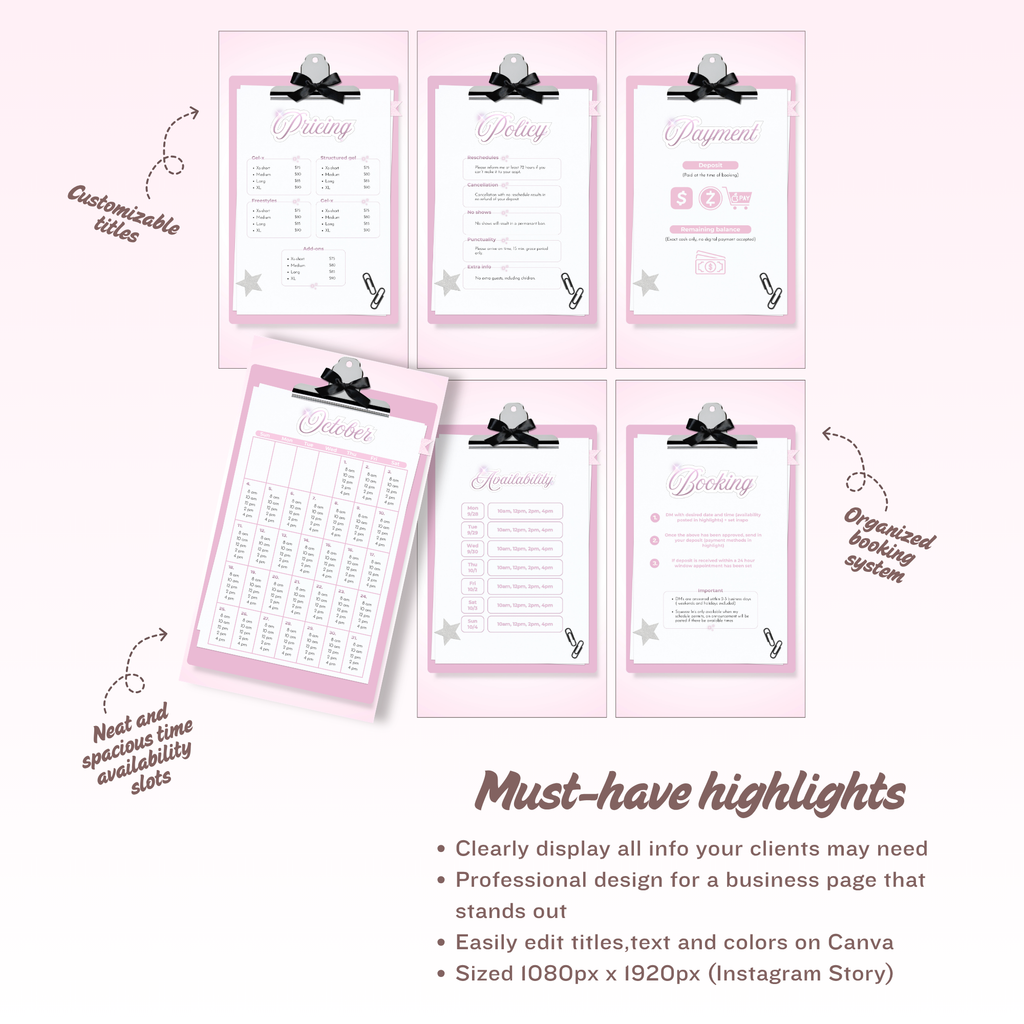 The Lash/Nail Tech Kit - October Edition