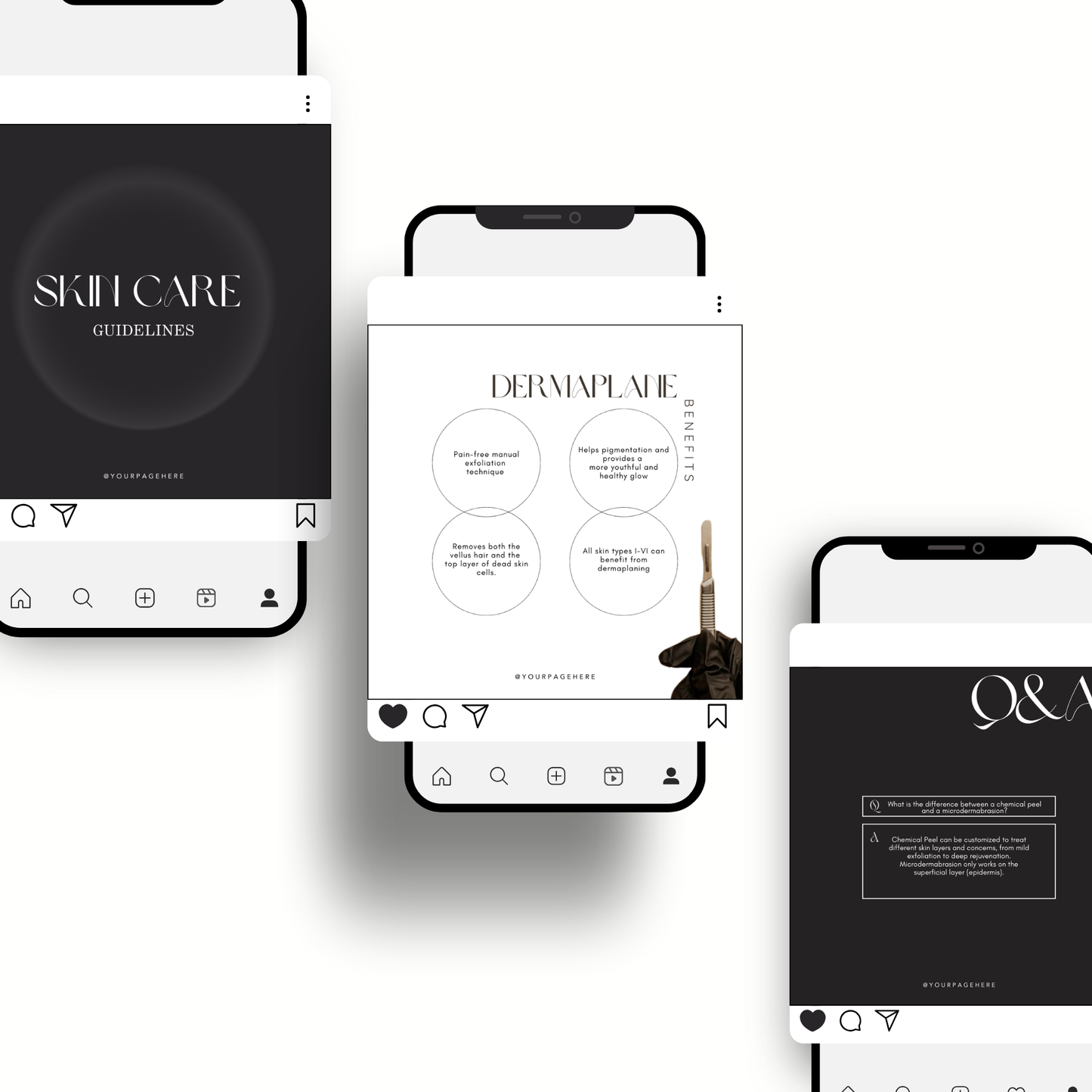 Esthetician Templates