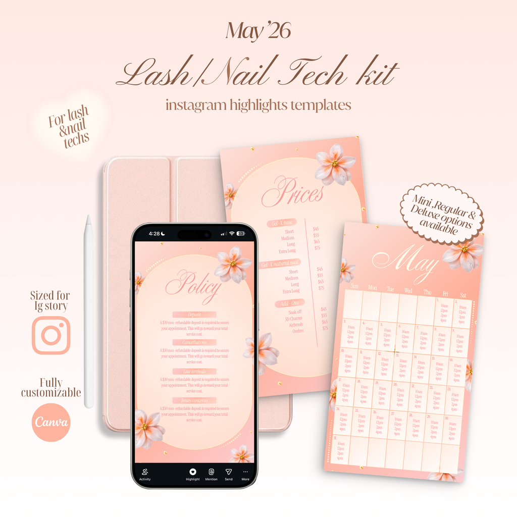 The Lash/Nail Tech Kit - May Edition