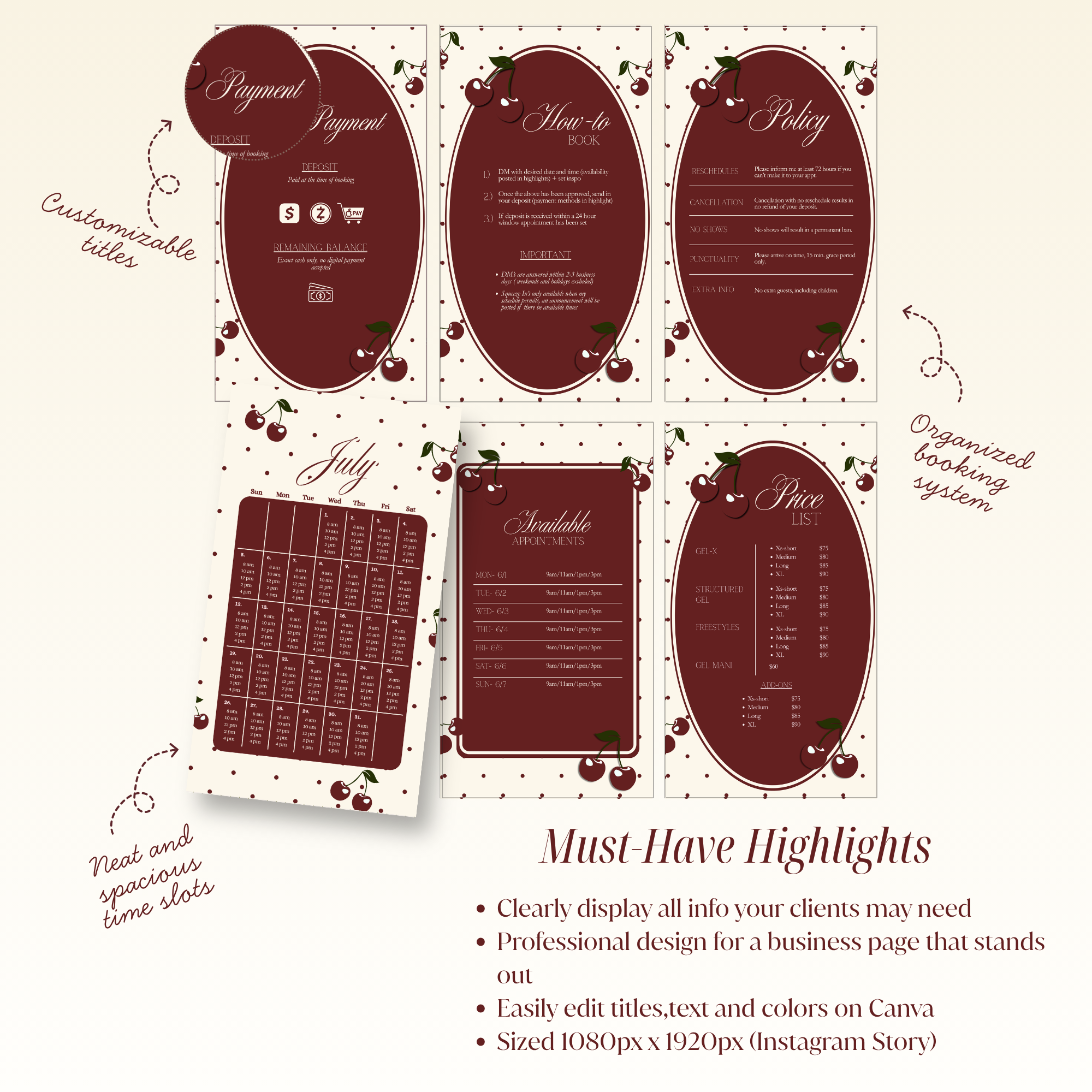 The Lash/Nail Tech Kit - July Edition