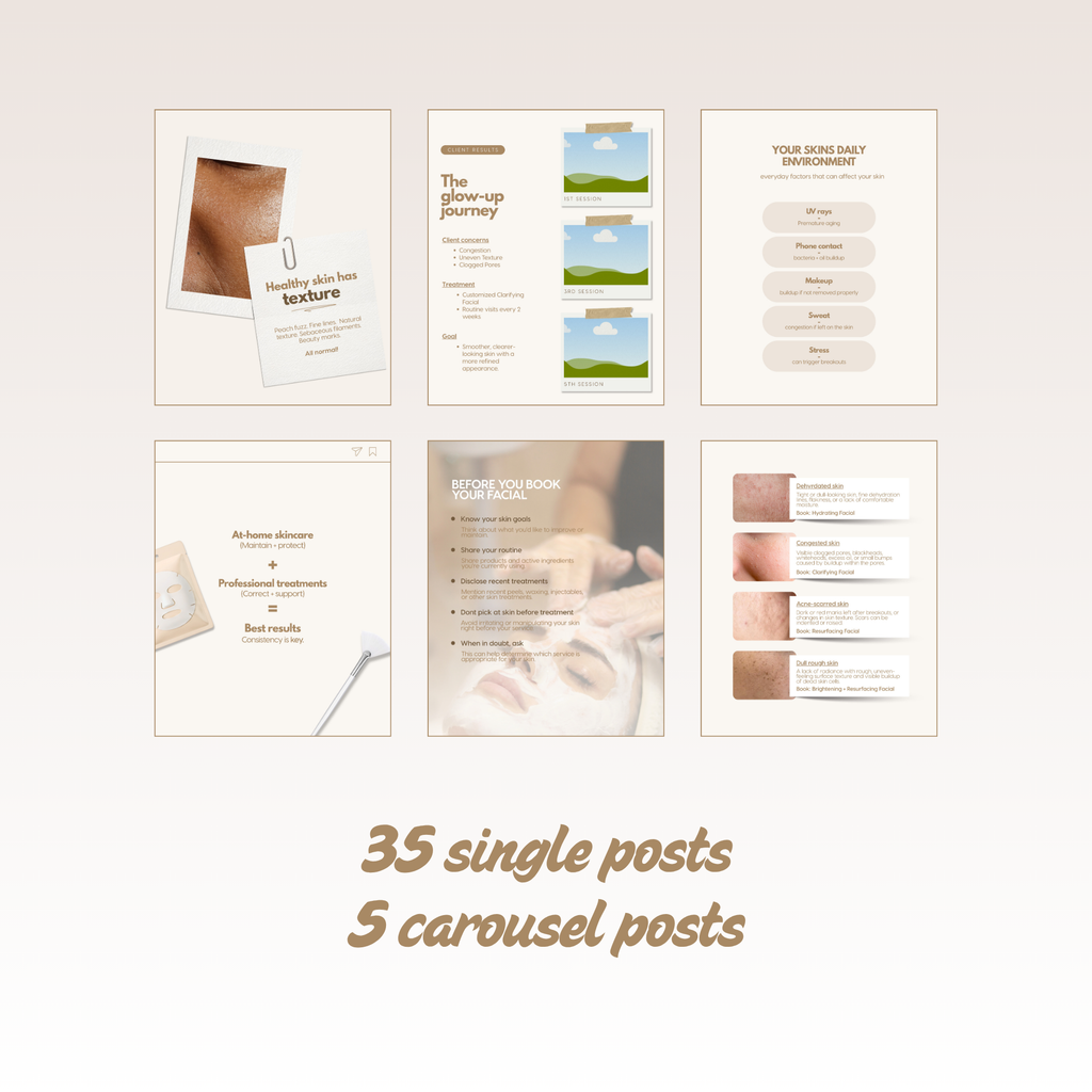Esthetician Templates 2026