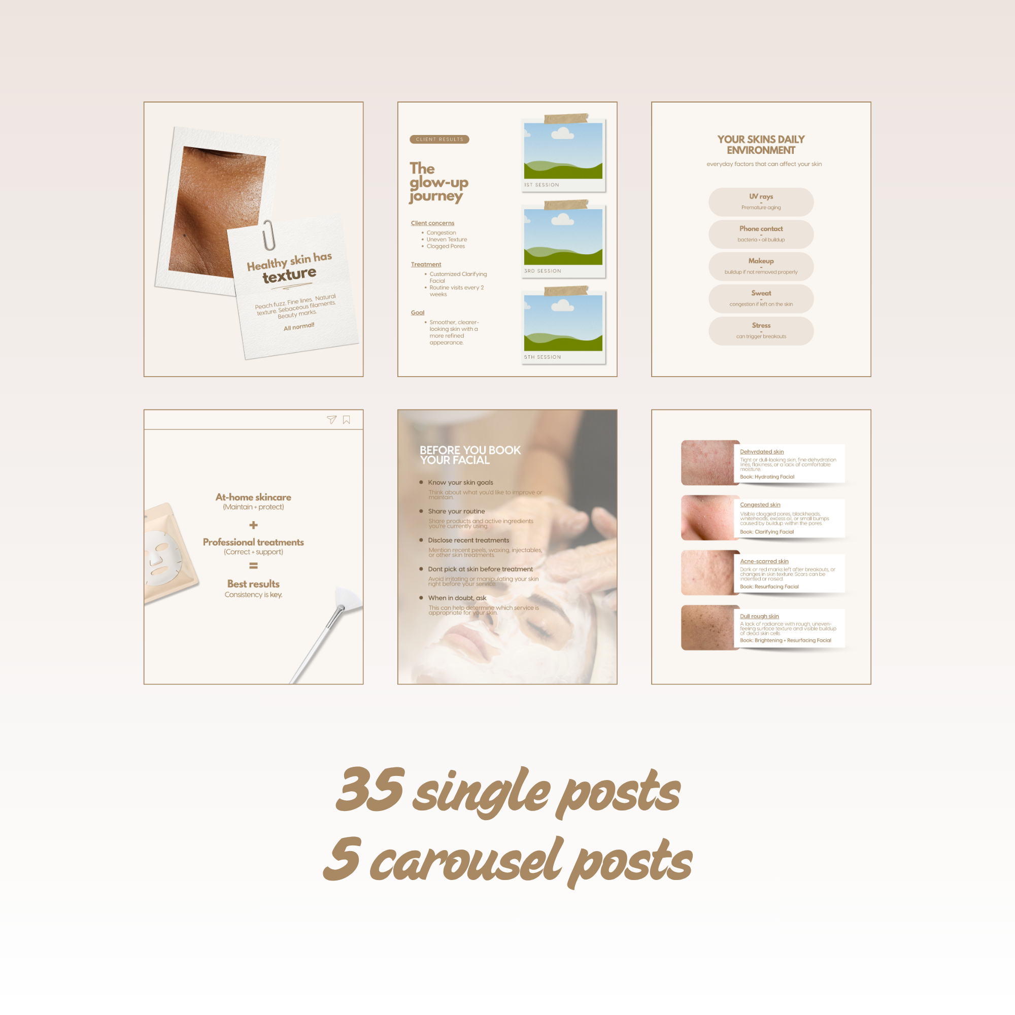 Esthetician Templates 2026