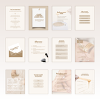 Waxing Feed Templates