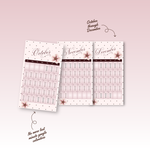 2026 Oct-Dec Availability Templates [Calendars Only]