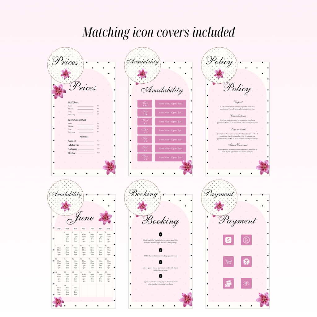 Jun-Dec 2026 Availability Templates + Highlights