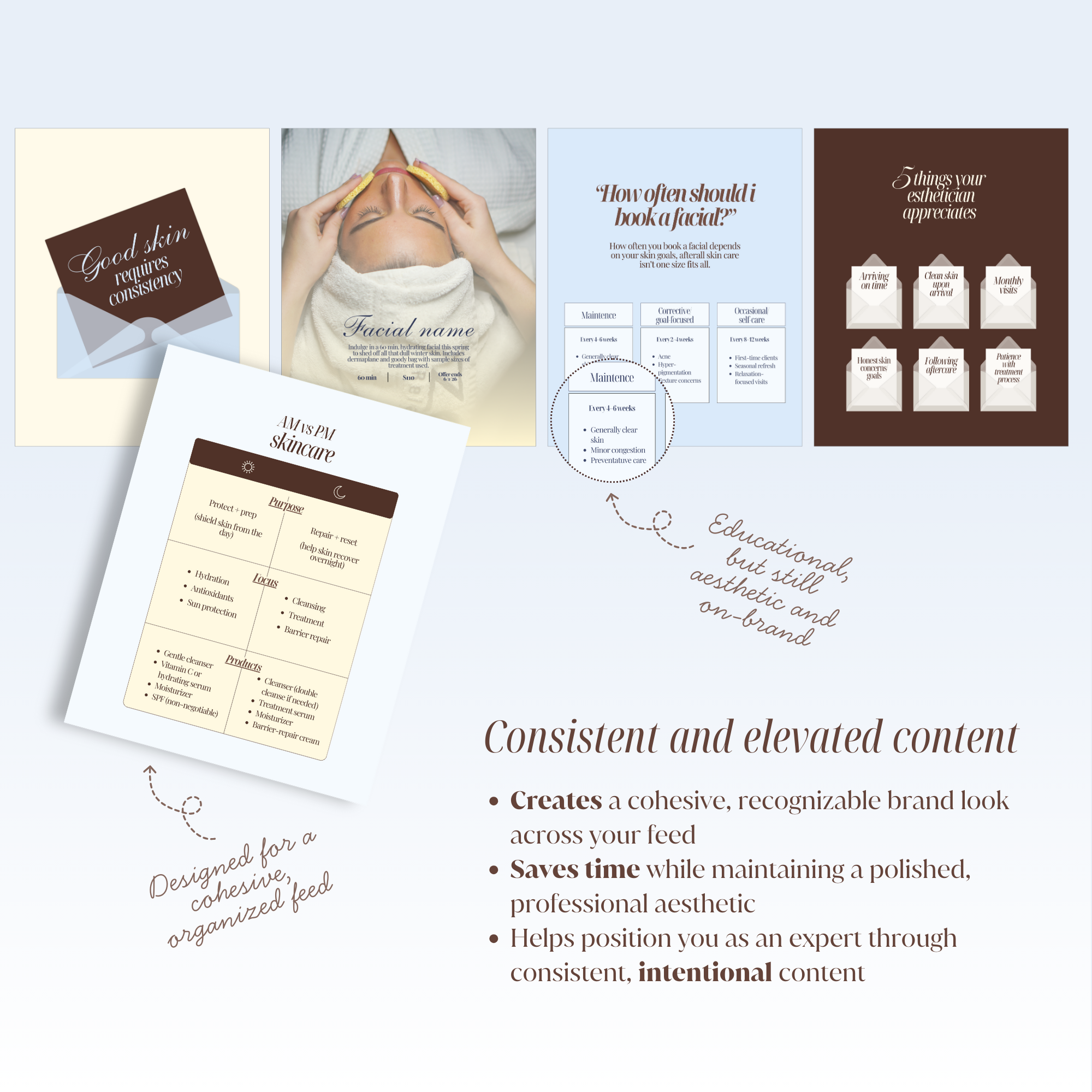 Esthetician Templates