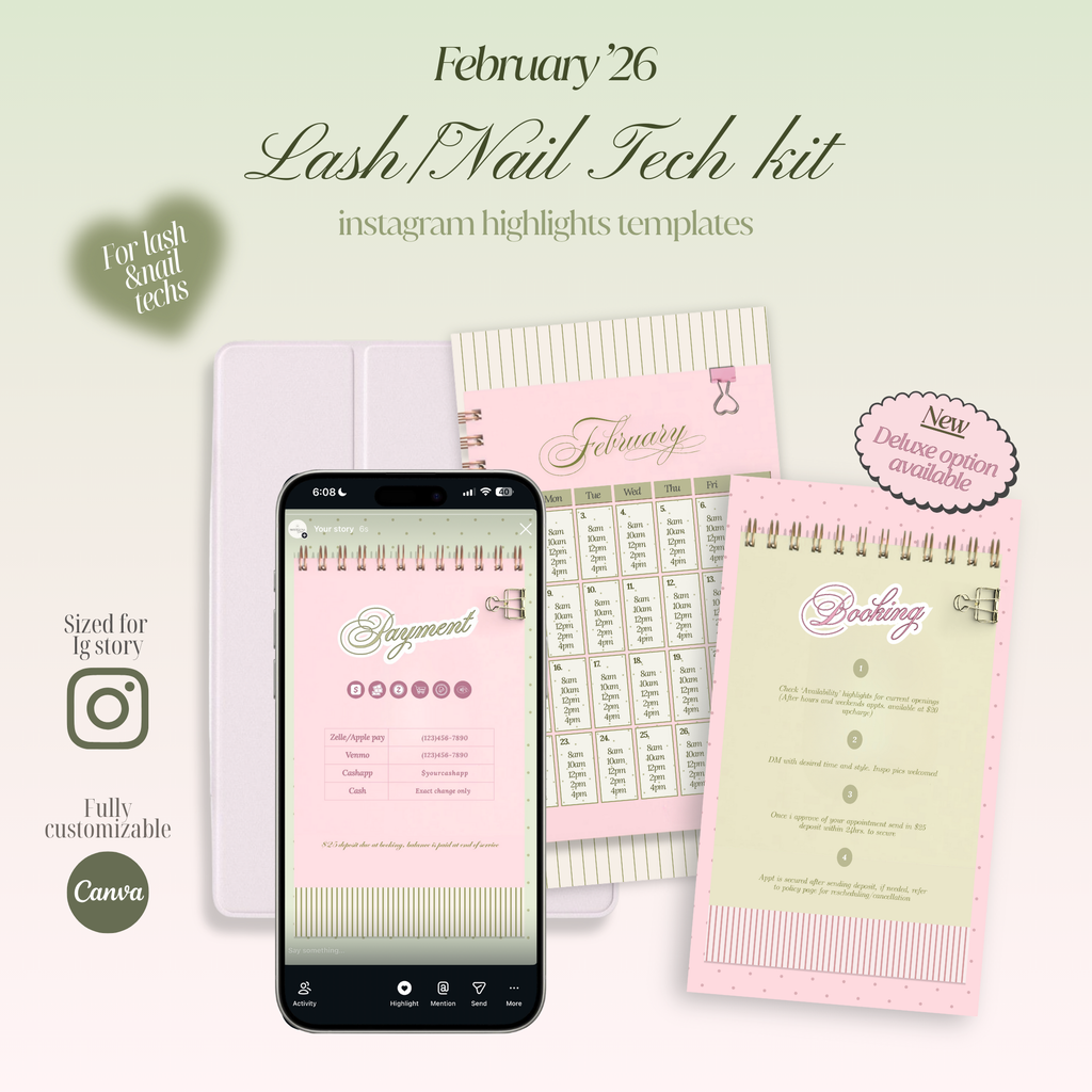 The Lash/Nail Tech Kit - February