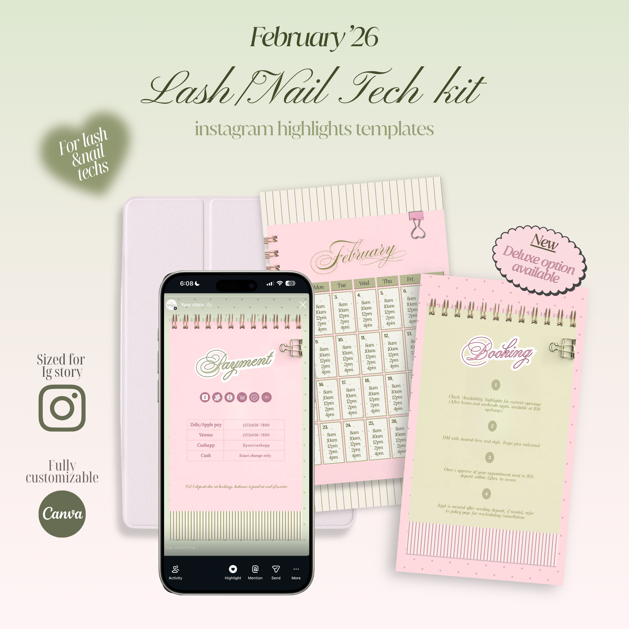 The Lash/Nail Tech Kit - February