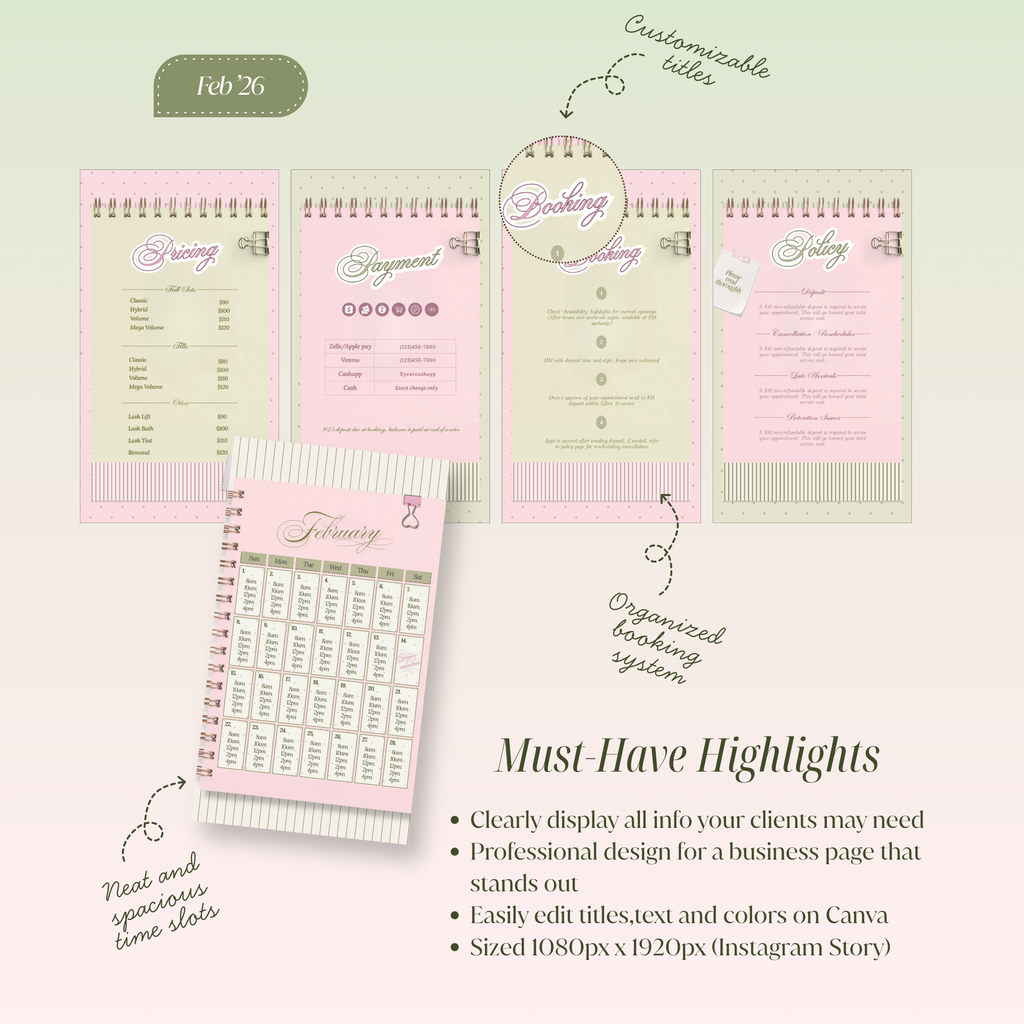 The Lash/Nail Tech Kit - February