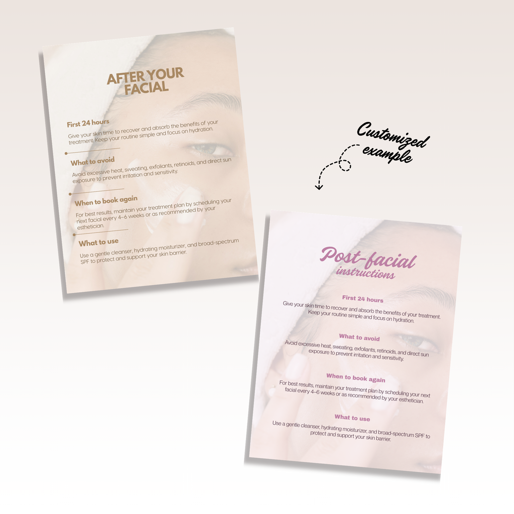 Esthetician Templates 2026