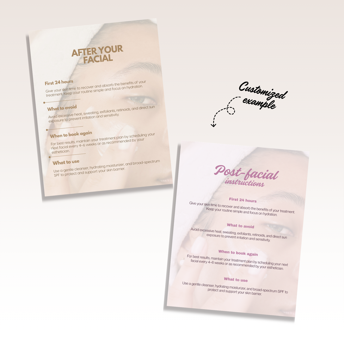 Esthetician Templates 2026